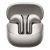 Xiaomi Buds 5 vezeték nélküli fülhallgató - Titan Gray