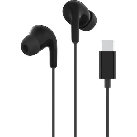 Xiaomi Type-C Earphones mikrofonos fülhallgató - Black